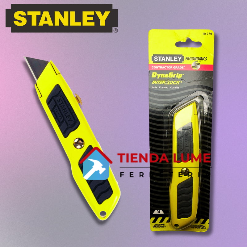 Cutter profesional retractil de metal c/ Grip Stanley 10-779