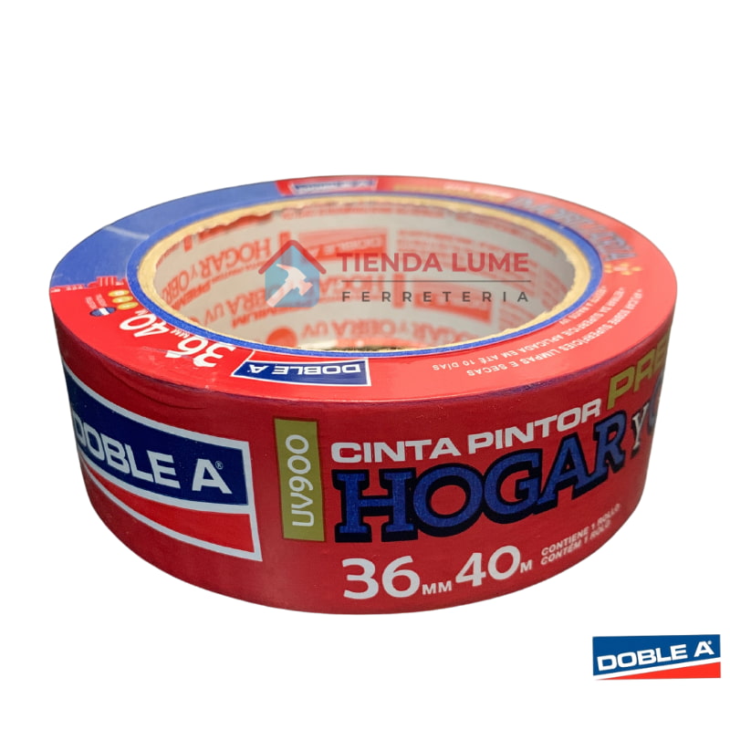 Cinta de enmascarar Azul 900 AA 36MM x 40Mts.