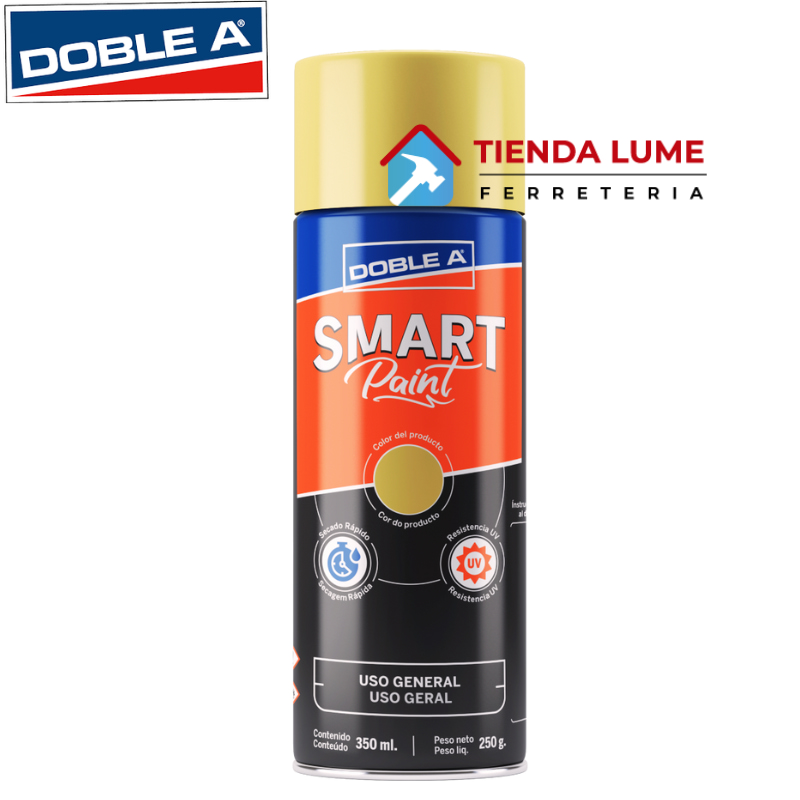 Pintura En Aerosol Aa Smart X 350 ML Dorado