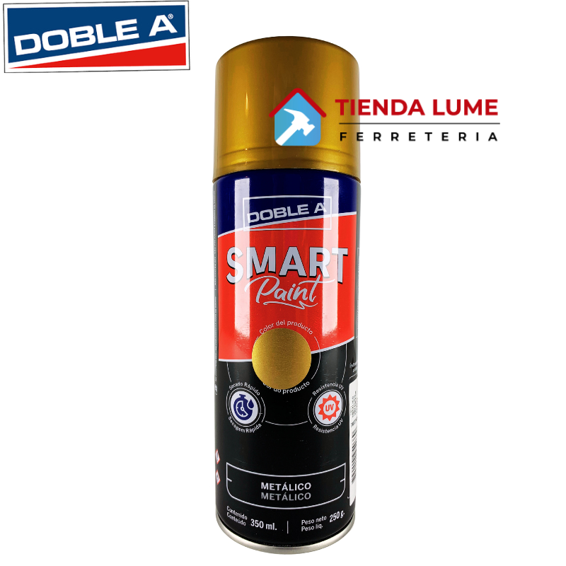 Pintura En Aerosol Aa Smart X 350 MI Metálico Oro