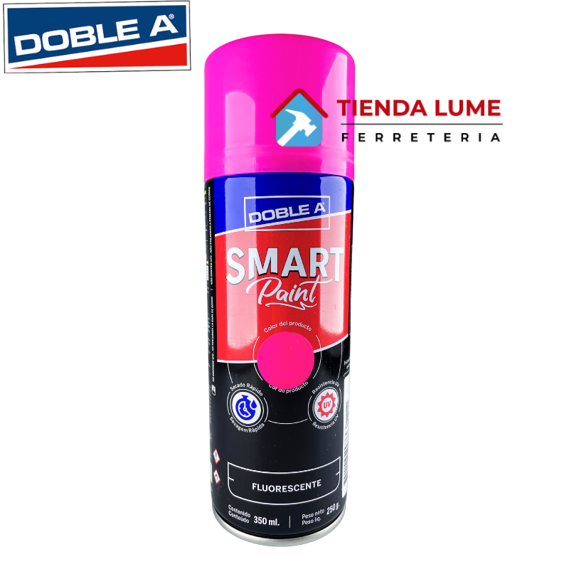 Pintura En Aerosol Aa Smart X 350 ML Fluo Rosa