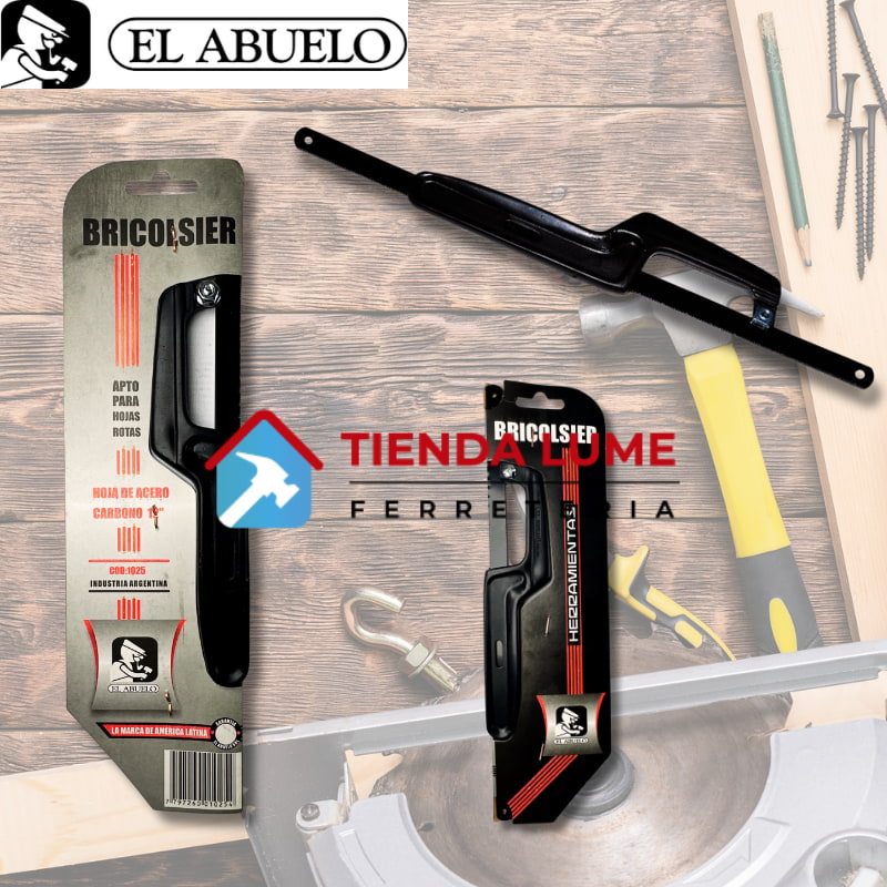 Bricolsier Arco Sierra El Abuelo Hoja Acero Carbono 1025