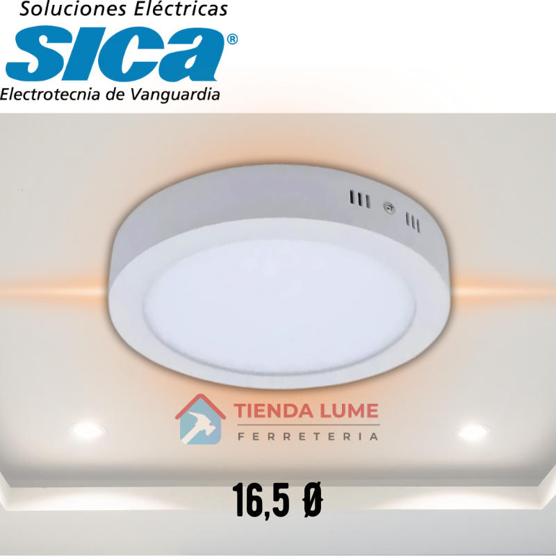 Plafon Led Sica Redondo 12W Calida 911652