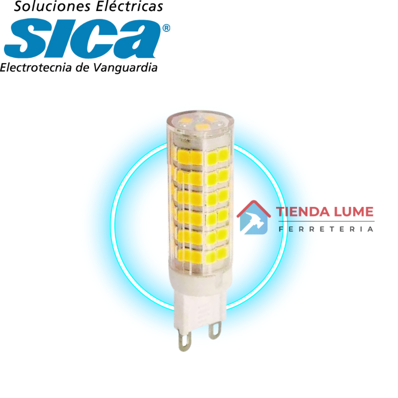 Bipin Leds G9 Sica 5W Luz Dia 911317*