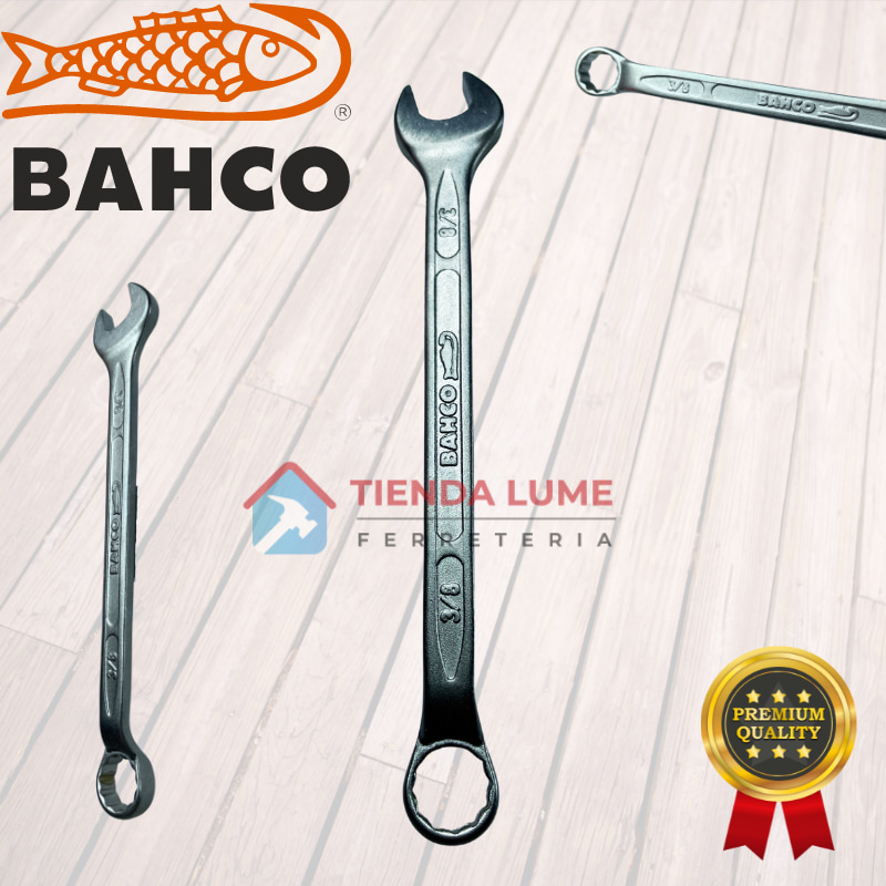 Llave Combinada Bahco Pu 3/8 - Pulgadas