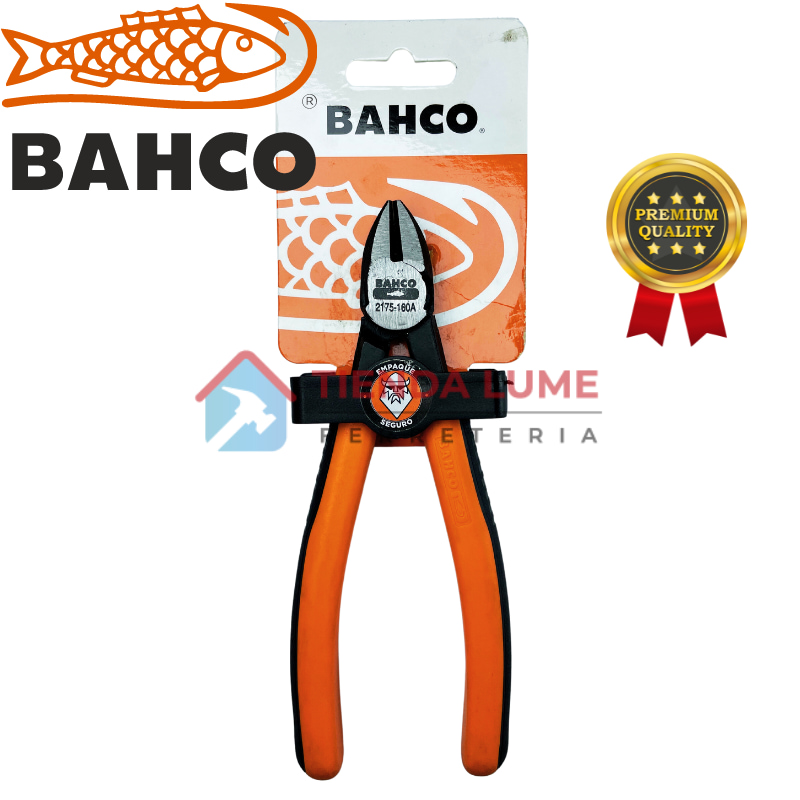 Alicate Bahco Corte Lateral 2175-160A 160Mm