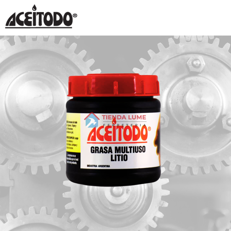 Grasa Litio Roja Aceitodo 250 Gr