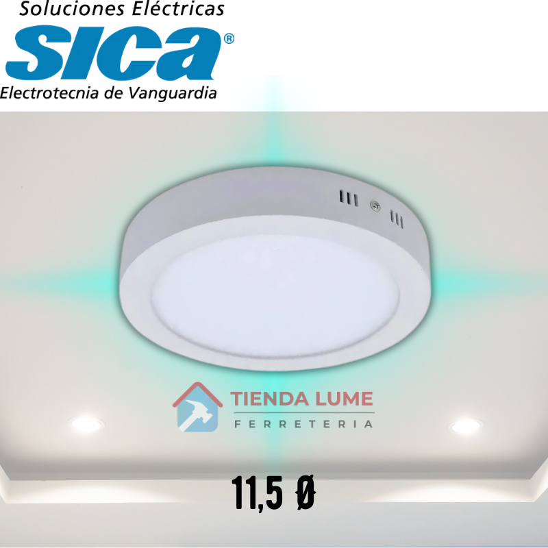 Plafon Led Sica Redondo 6W Luz Dia 911651