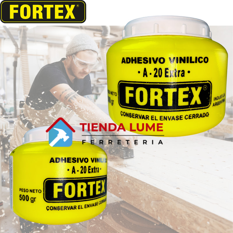 Fortex Adhesivo Vinilico Cola Carpintero 1/2 Kg