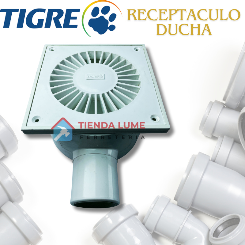 Receptaculo Ducha 40 10X10 Pvc Tigre Ramat