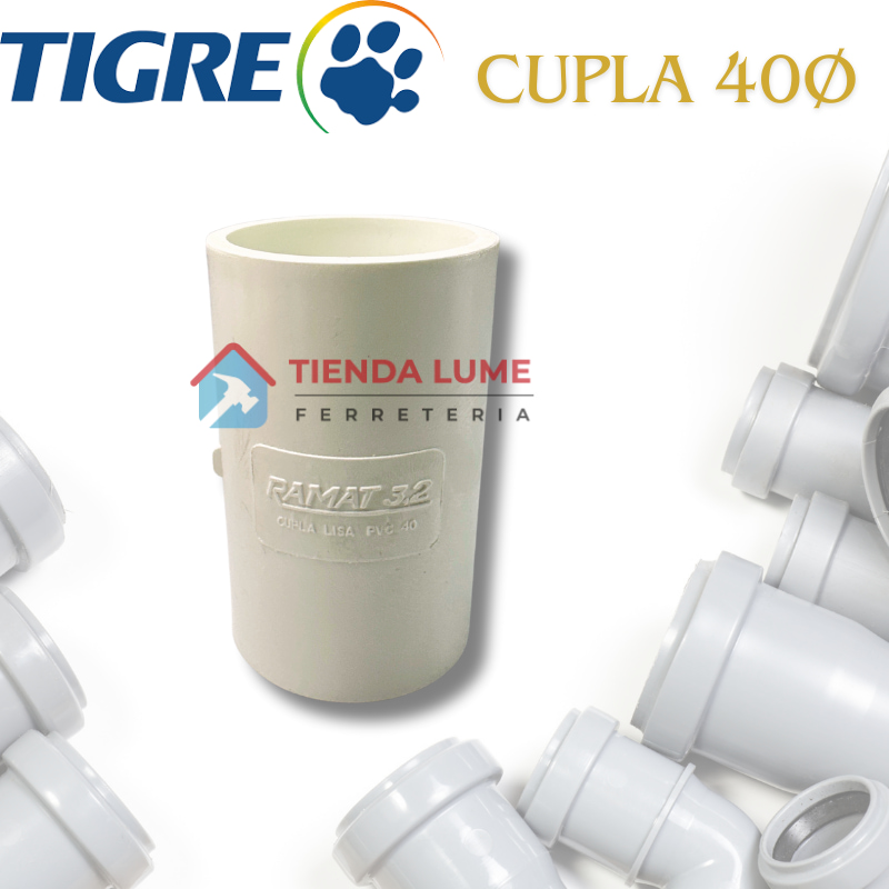 Cupla Pvc 40 Tigre Ramat