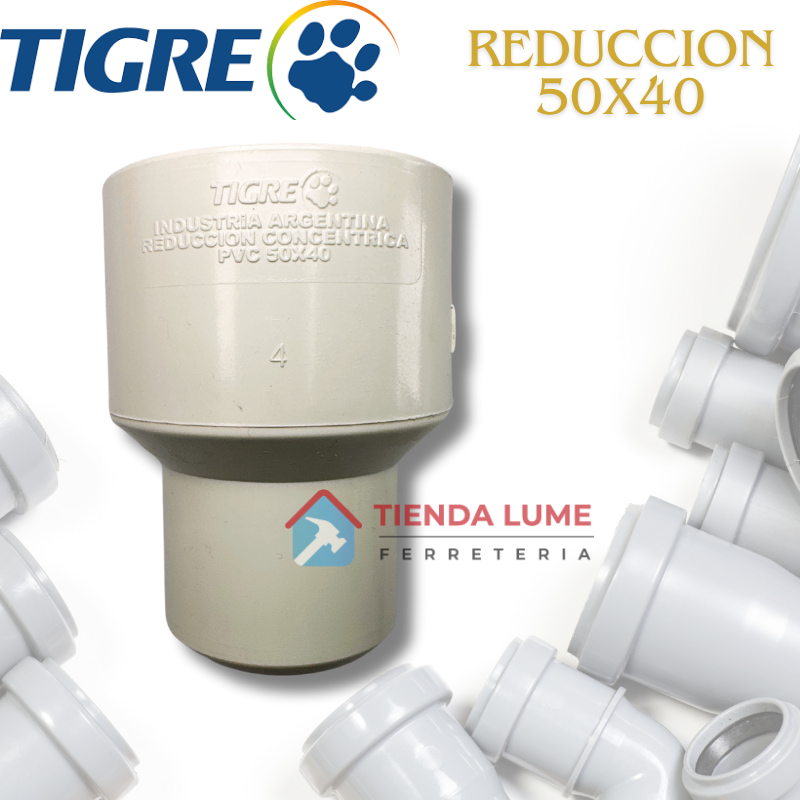 Reduccion Pvc  50X 40 Tigre Ramat