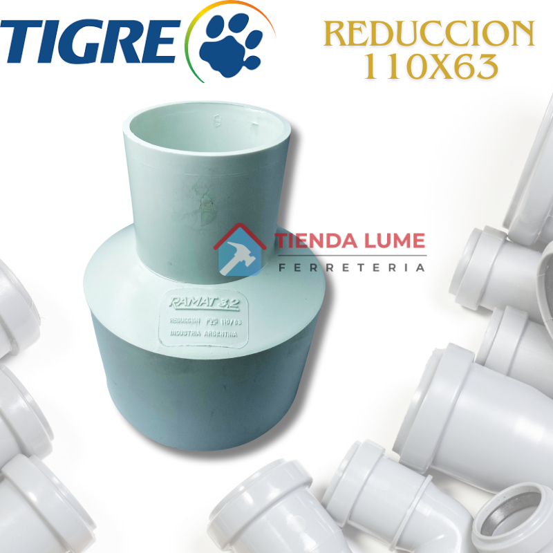 Reduccion Pvc 110X 63 Tigre Ramat