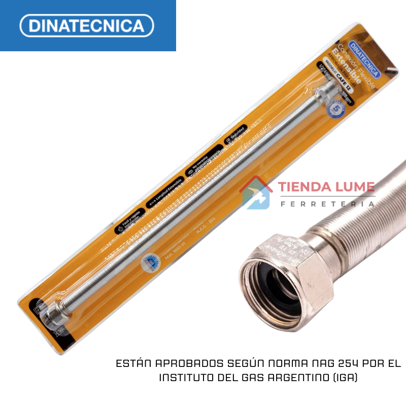 Dinatecnica Gas Extensible 1/2 400/1050 Mm