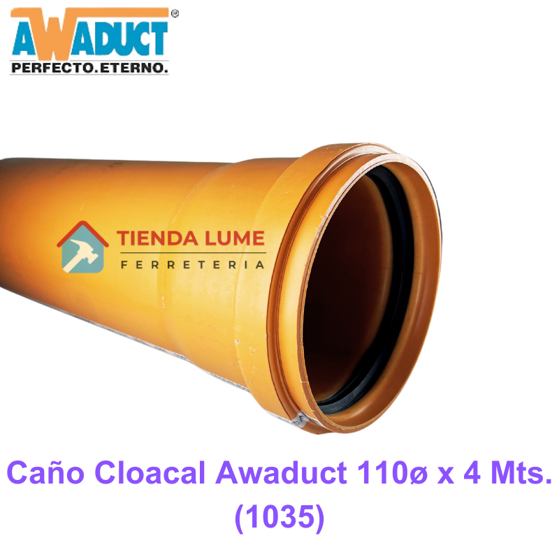 Caño Awaduct 110X4Mts.Cloacal (1035)