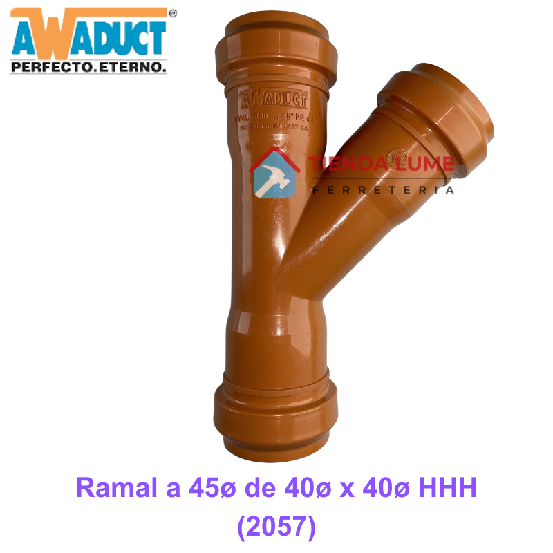 Ramal A 45 De 40X40 HHH Awaduct (2057)