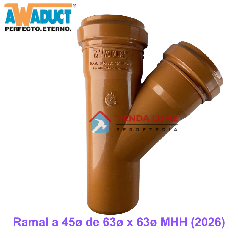 Ramal A 45 De 63X63 MHH Awaduct (2026)