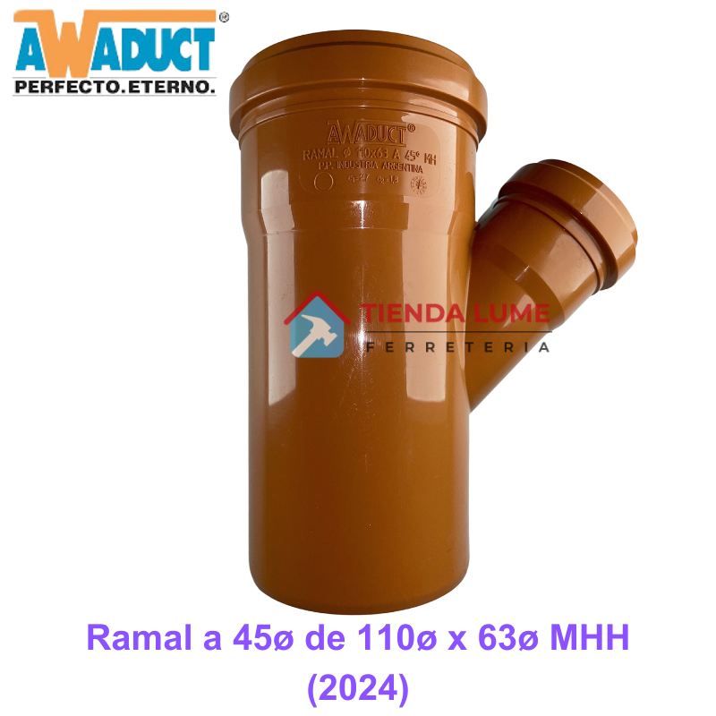 Ramal A 45 De 110X63 MHH Awaduct  (2024)