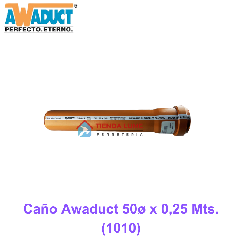 Caño Awaduct 50X0,25Mts.  (1010)