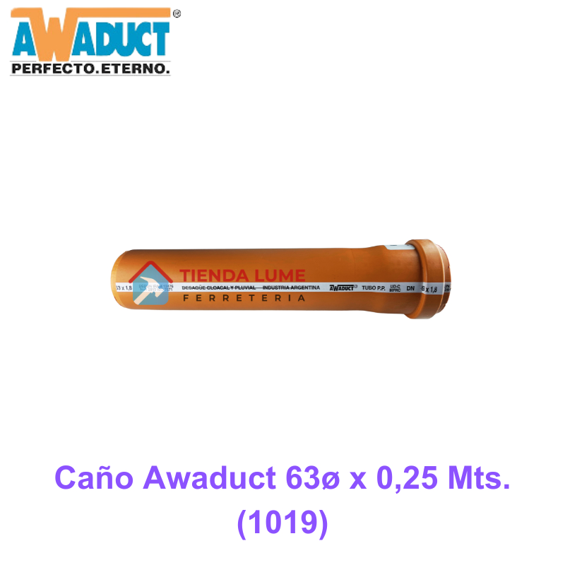 Caño Awaduct 63X0,25Mts. (1019)