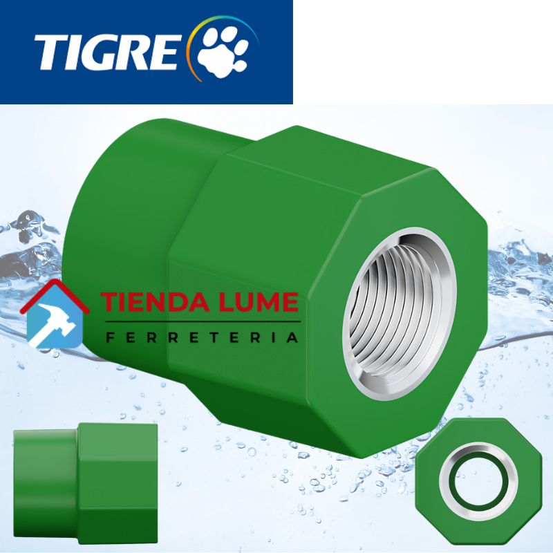 Tubo Hembra 25X3/4 Tigre Fusion