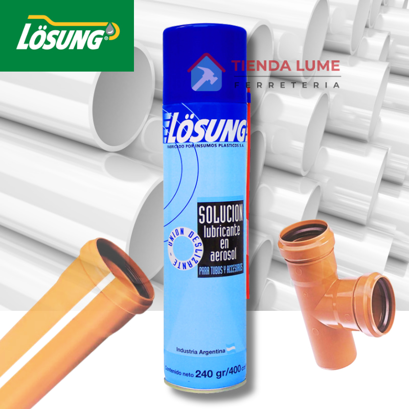 Solucion Lubricante Lusong Aerosol 400 Cm3