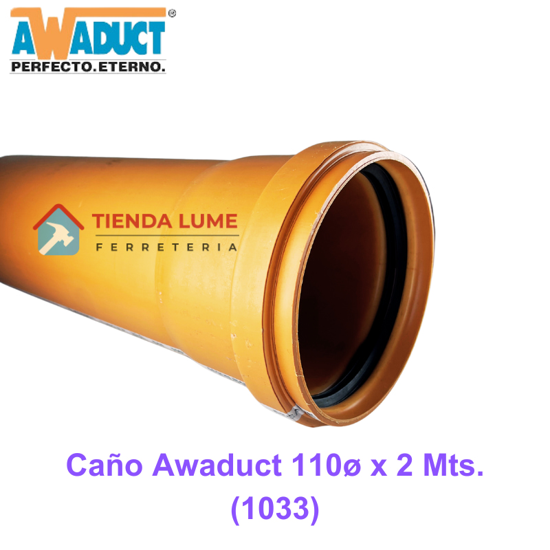 Caño Awaduct 110X2Mts.  (1033)