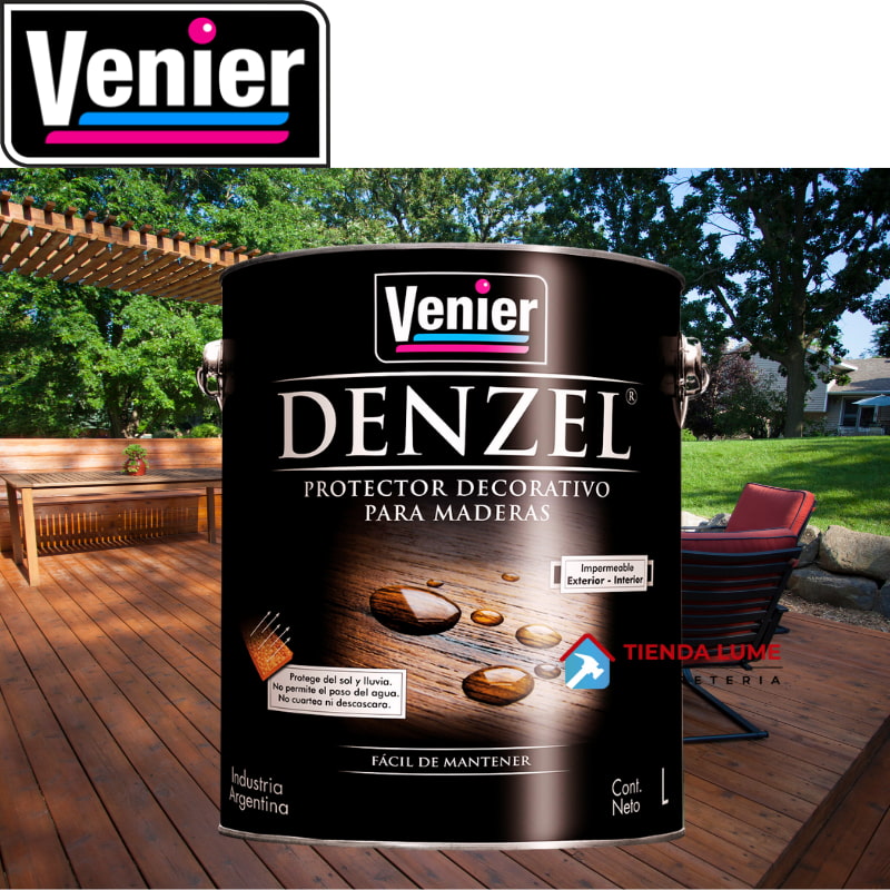 Venier Denzel Satinado Int Ext Prot Maderas Crista