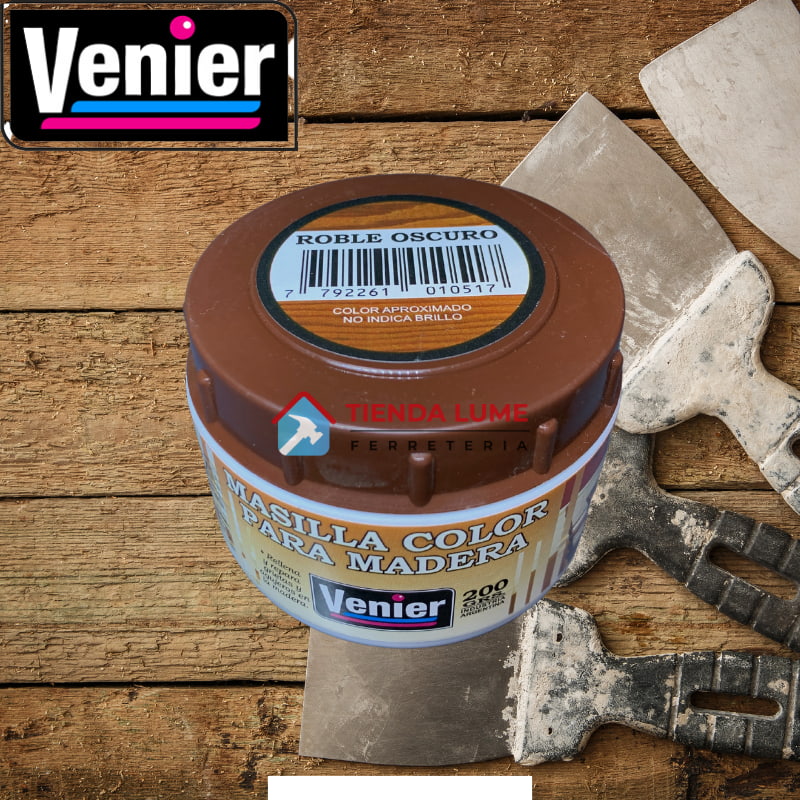 Venier Masilla Madera Roble Oscuro x 200gr