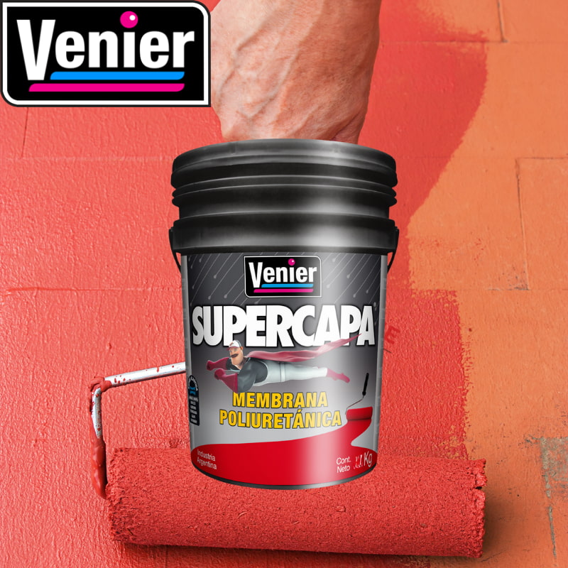 Venier Supercapa Membrana Poliuretanica Rojo X 20 Kg