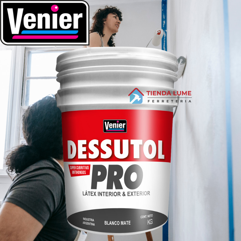 Venier Latex Dessutol Pro Interior - Exterior X 5 