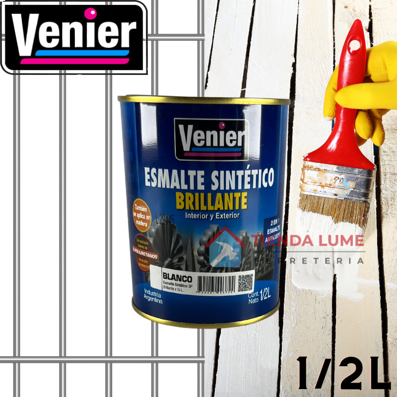 Venier Esmalte Sintetico Blanco Brillante x 1/2L