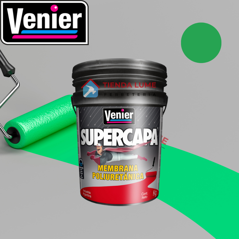 Venier Supercapa Membrana Poliuretanica Verde X 5 Kg