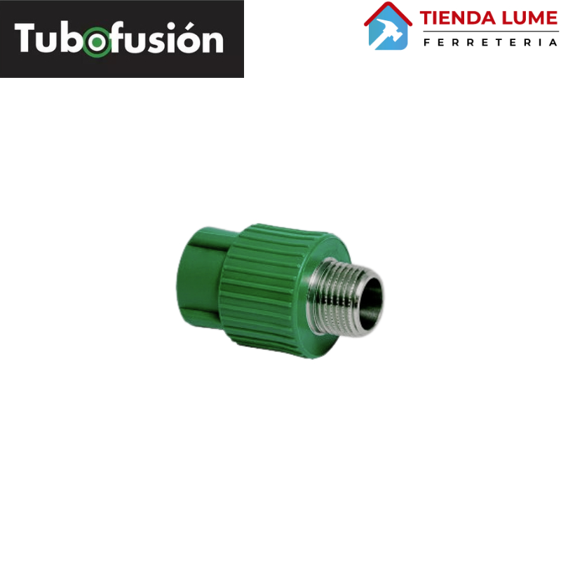 Tubo C/ Rosca Macho 3/4 x  25mm Tubofusion