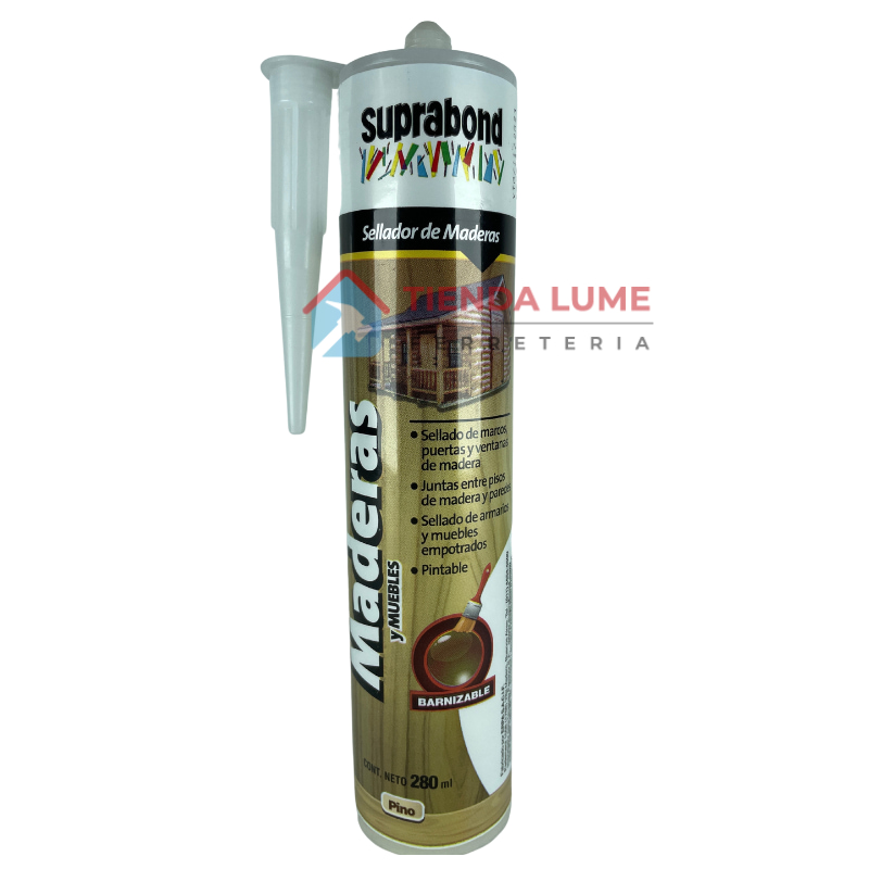 Sellador Acrílico Suprabond Maderas - Pino 280 Ml