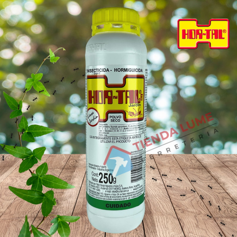 Hortal Hormiguicida Jardín 250g Insecticida Polvo 