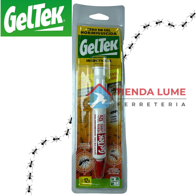 Jeringa Gel Hormiga 12 Gr. Geltek