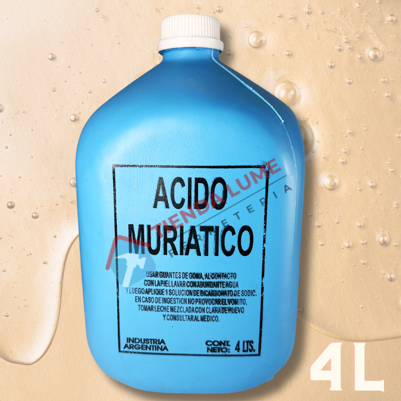 Acido Muriatico Thinrras 4 Litro