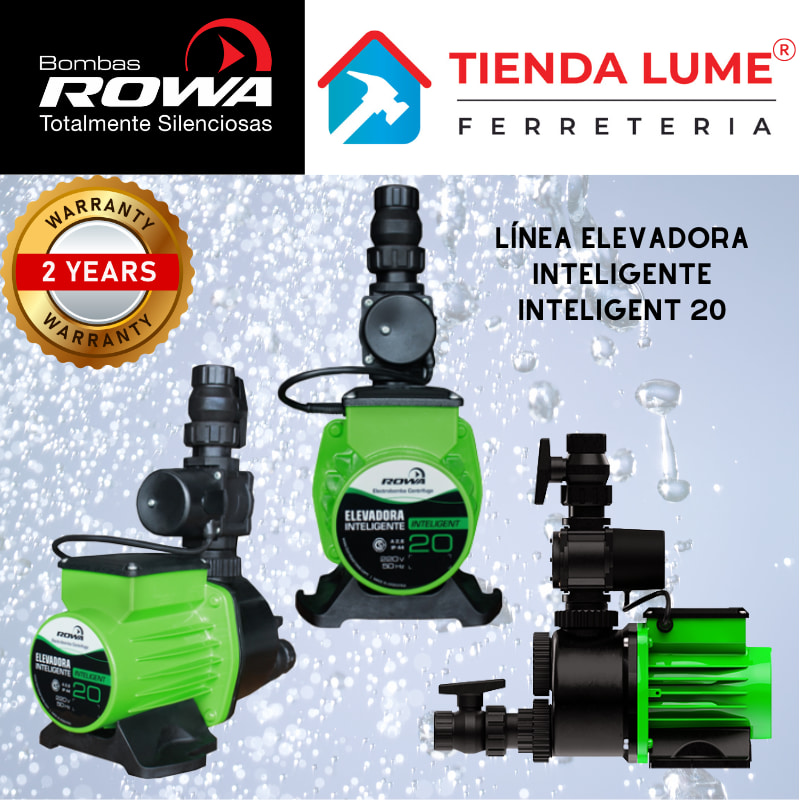 Bomba Centrifuga Elevadora Inteligente 20 0.5 HP Rowa