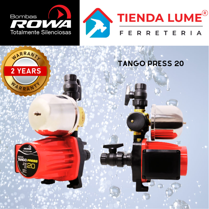 Bomba Presurizadora Tango PRESS 20 Rowa